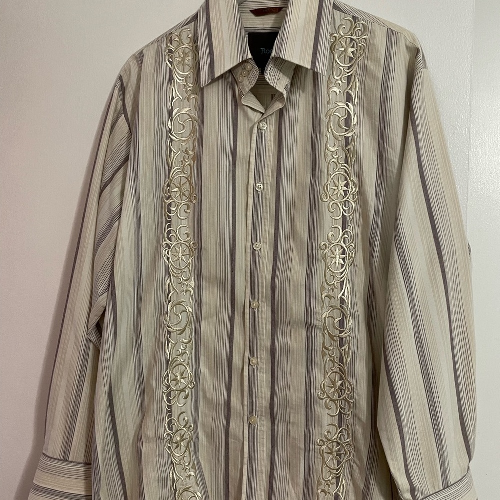Roar dress shirt size‎ large